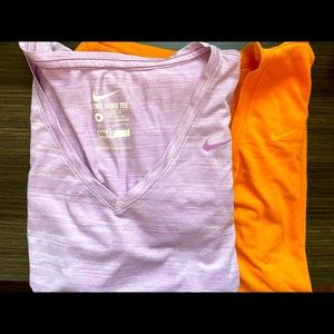 2 for 1! Women’s Nike V neck Tops